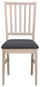 Scaun de dining din lemn de stejar Rowico Filippa, gri
