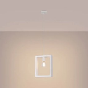 Lustră pe cablu Sollux SL.1312 ARIES 1xE27/15W/230V alb