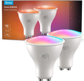 Set de 2 becuri LED RGBWW dimabile GU10/4,8W/230V 2700-6500K Wi-Fi - Govee