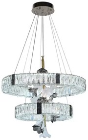 Lustră LED de cristal dimabilă pe cablu LED/70W/230V + telecomandă