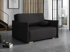 Canapea extensibilă Clovea Glov II (Negru) (cu sp. depozitare). Promo -17%. 1105458