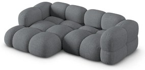 Colțar gri (cu colț pe partea stângă/cu șezlong) Loretto – Cosmopolitan Design