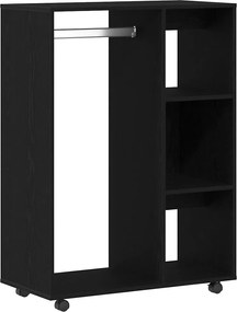 vidaXL Dulap din lemn stratificat, stejar negru, 80x40x110 cm