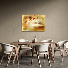 Tablou pe sticlă - Dispoziție de toamnă (70x50 cm)