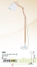 Lampadar din lemn fag design nordic scandinav Thomas
