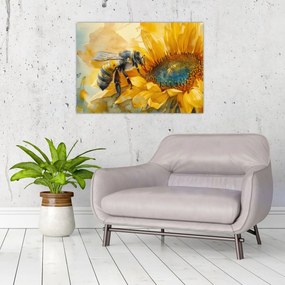 Tablou - Albină, acuarelă (70x50 cm)