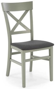 Scaun de bucătărie Rebecca, negru / verde