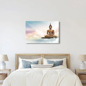 Tablou - Buddha care supraveghează pământul (90x60 cm)