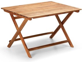 Masă de grădină din lemn de acacia Bonami Essentials Natur, 114 x 88 cm