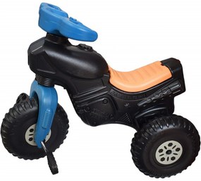 Motocicleta cu pedale pentru copii, Tricicleta cu pedale NOVOKIDS Apacchi, Negru