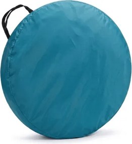 Cort de plaja cu deschidere instantanee SUNSHADE 190x120 cm, albastru inchis/alb