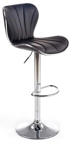 Scaun de bar Lily, negru