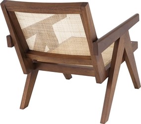 Fotoliu cu brate design vintage Aristide, maro 114620 HZ