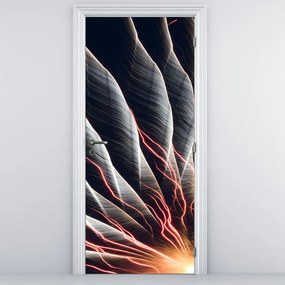 Fototapet pentru ușă - Descărcare luminii (95x205cm)