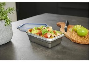 Caserolă Tefal 0,8 l MSEAL STEEL albastru/oțel inoxidabil