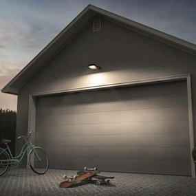 Proiector LED exterior cu senzor de mișcare, 50 W, 230 V, 4500 K, IP65, negru