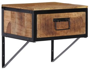 vidaXL Noptieră, 40x35x40 cm, lemn masiv de mango