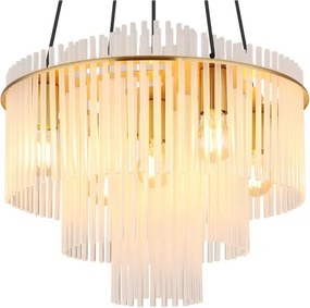 Globo 15698H1M - Lustră suspendată pe cablu GORLEY 5xE27/60W/230V aurie