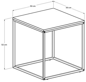 Măsuță laterală Losuku 8 (Nuc) . 1094774