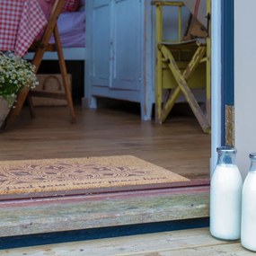 Covoraș de intrare din fibre de nucă de cocos 40x60 cm Find Your Inner Peace – Artsy Doormats