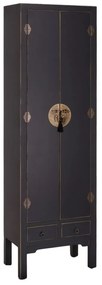 Șifonier negru 55x185 cm Oriente – Ixia