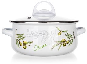 Set cratiţe emailate OLIVES, 6 piese