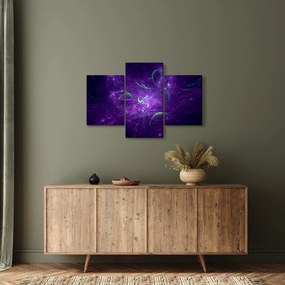 Tablou -abstracție violetă (90x60 cm)