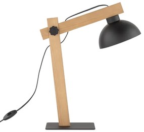Lampă de masă OSLO 1xE27/15W/230V pin/negru