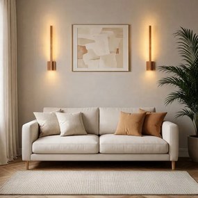 BRILAGI - Aplică de perete LED GARDALINE LED/90W/230V 100 cm stejar