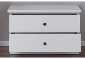 Comodă LIANTE 49x81 cm alb