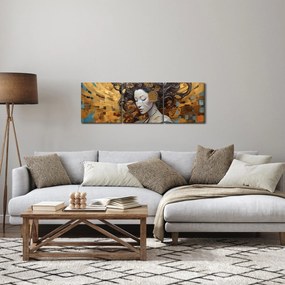 Tablou - Luminozitate (cu ceas) (90x30 cm)