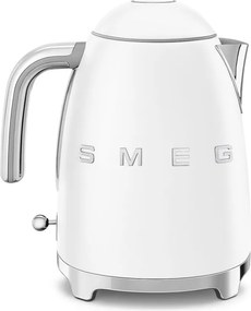 Ceainic electric SMEG KLF03WHMEU, 2400 W, 1,7 l, bază rotativă la 360°, finisaj mat, alb
