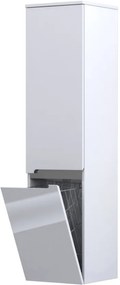 Oristo Silver dulap 35.2x35.4x144 cm agățat lateral alb OR33-SB2D-35-1-KKL