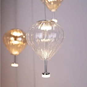 Lustra casa scarii cu 11 pendule LED design deosebit Palloncini 11