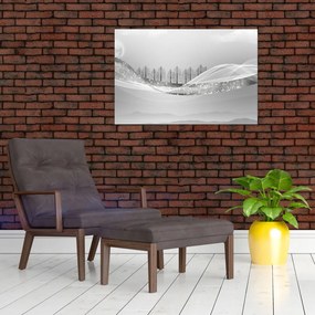 Tablou - Peisaj argintiu (90x60 cm)