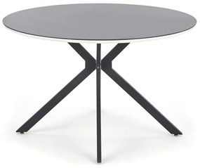 Masa rotunda MDF + sticla + metal Avelar - d 120 x h 76 cm