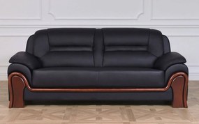 Canapea lemn masiv de birou Toronto 3 locuri Personalizabila, 215 × 90 × 88 cm