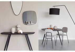 Lampadar negru cu abajur textil (înălțime 220 cm) Martine – White Label