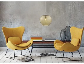 Lustră pe cablu RAIN 1xE27/11W/230V aurie Klausen 111022