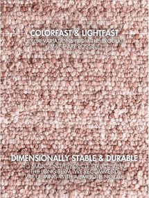 Covor roz prăfuit țesut manual din material bouclé 200x290 cm Notting Hill Portobello – Ted Baker