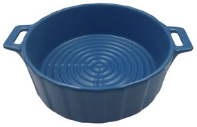 Forma pentru copt Chef, 15x15x6cm, Albastru, Ceramica glazurata