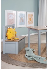 Bancă de copii taupe Woody – Roba