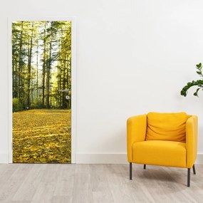 Fototapet pentru ușă - Pădurea toamna (95x205cm)