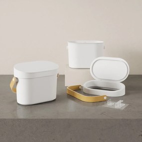 Recipient pentru deșeuri compostabile alb 4 l Bellwood – Umbra