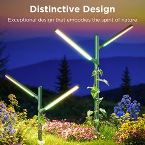 SET 2x lampă LED RGBICWW dimabilă de exterior Govee LED/36W/230V IP66 2700-6500K Wi-Fi