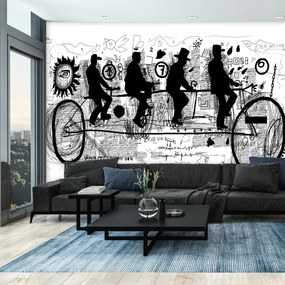 Fototapet - Street art - în trecere (147x102 cm)