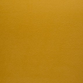 Canapea cu 3 locuri de design, ţesătură Velvet galbenă/gold crom auriu, EZIO TYP 3