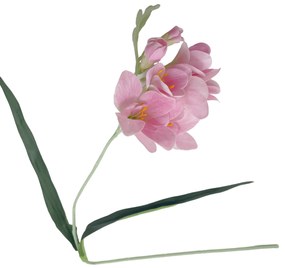 Frezie roz artificiala, Kendra, 50cm