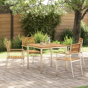vidaXL Set de mese pentru grădină 5 pcs