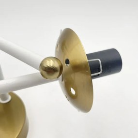 Brilagi - Lustră aplicată MALIVA 3xE14/15W/230V auriu/alb